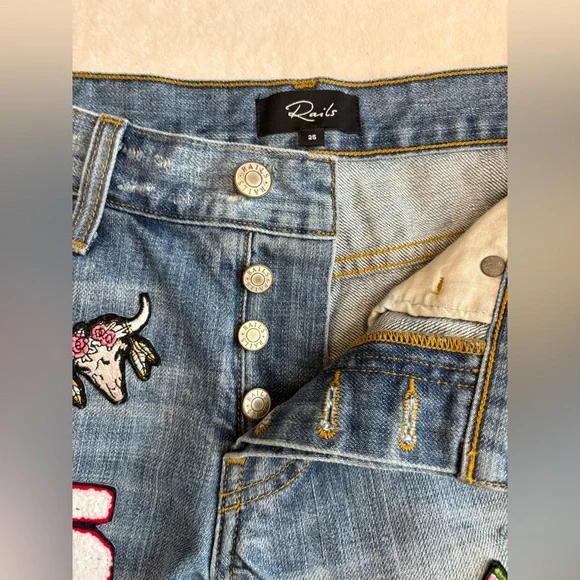 Rails Blue Jean Shorts - Size 25 - Picture 14 of 14